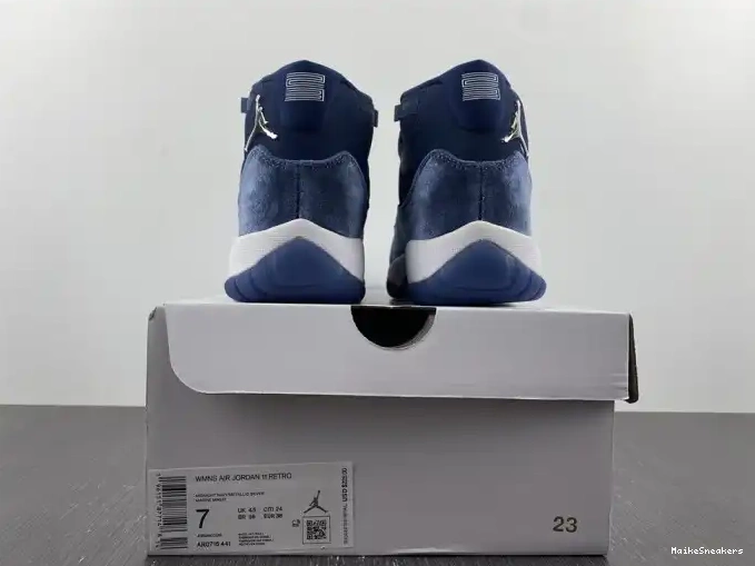 MaikeSneakers Velvet Air Navy 11 WMNS Midnight Jordan AR0715-441 0503
